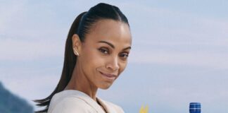 Zoe Saldaña GREY GOOSE, luxury vodka campaign